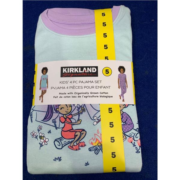 Kirkland Kid's 4pc Pajama Set (size 5)
