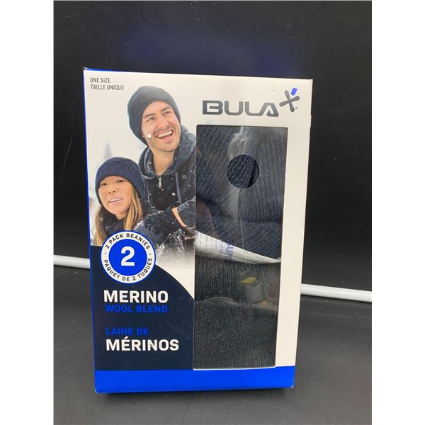 Bula 2pk Beanies Merino Wool Blend (o/s)