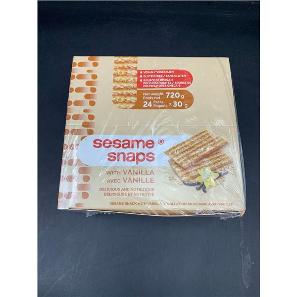 Sesame Snaps with Vanilla (24 x 30g)