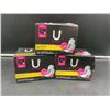 Image 1 : U By Kotex Regular Ultra Thin Pads w/ Wings (3 x 18)