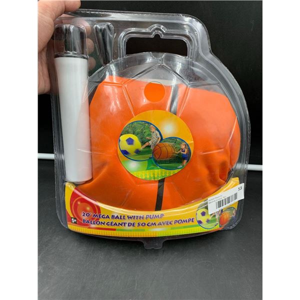 20in Mega Ball with Pump