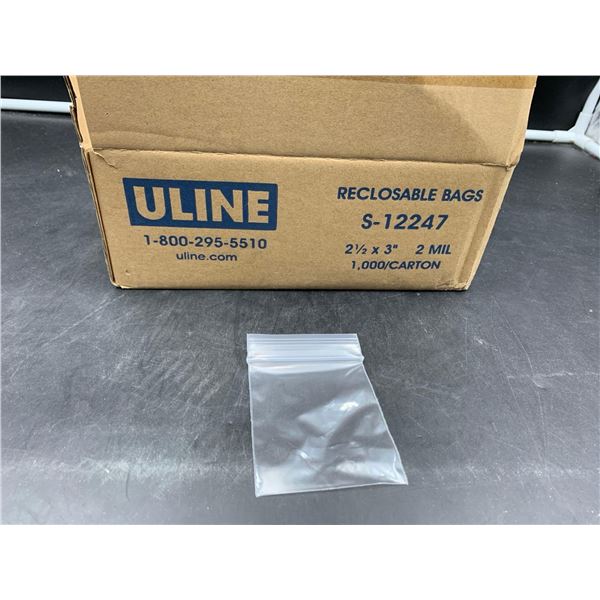 Uline Reclosable Bags (2.5in x 3in)