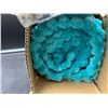 Image 2 : Teal Plush Fleece Throw Blanket