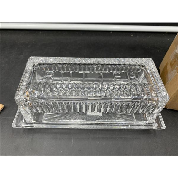 GayLee Crystal Style Butter Dish