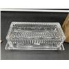 Image 1 : GayLee Crystal Style Butter Dish