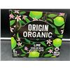 Image 1 : Origin Organci Lime Sparkling Water (6 x 355ml)