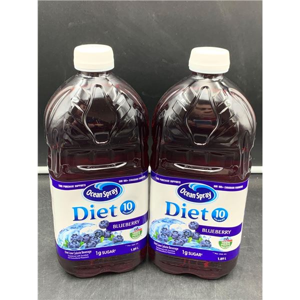 Ocean Spray Diet Blueberry Drink (2 x 1.89L)