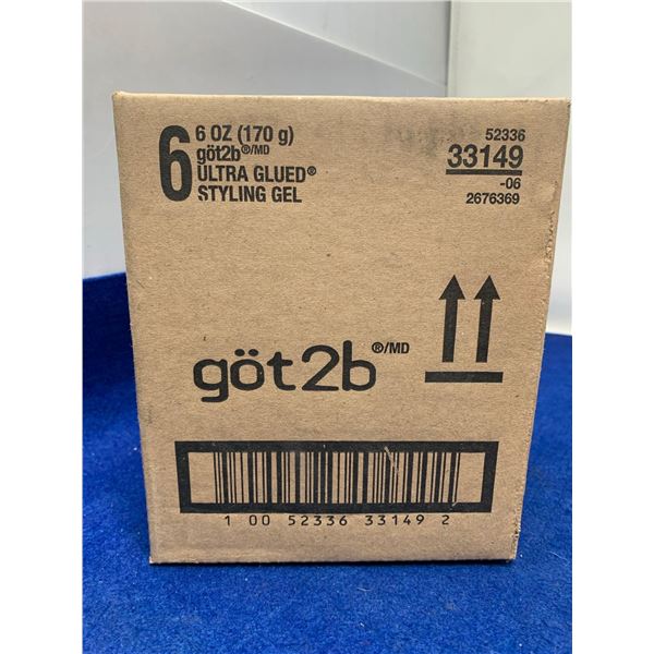 Schwarzkopf got2b Ultra Glued Styling Gel (6 x 170g)
