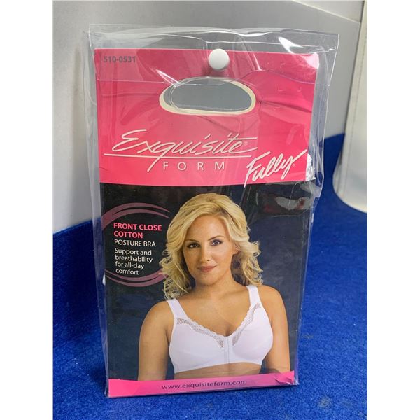 Exquisite Form Front Close Cotton Posture Bra (40c)