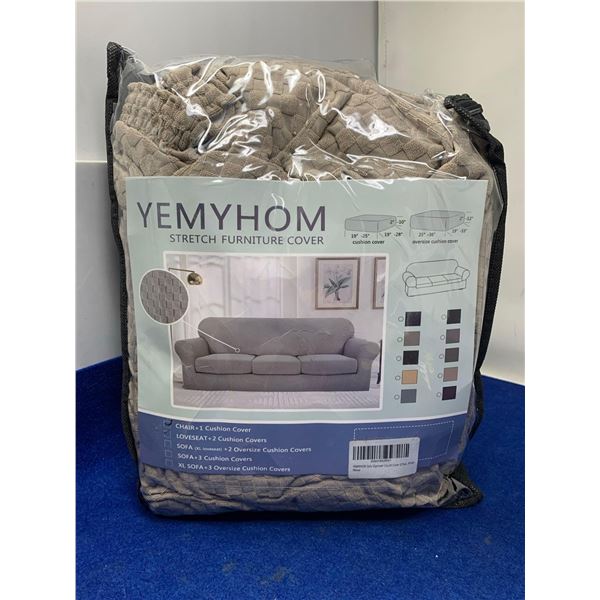 YemYhom Stretch Furniture Cover-Khaki