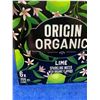 Image 2 : Origin Organic Lime Sparkling Water (6 x 355ml)