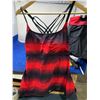 Image 2 : Ladies 2 Pc Tankini Bathing Suit  (L)