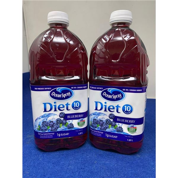 Ocean Spray Diet Blueberry Beverage (2 x 1.89L)