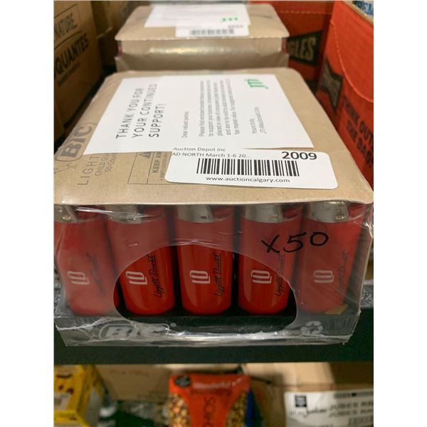 CASE LOT Bic Lighters 50 Pack