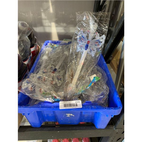 CASE LOT of Light Up Butterfly Wands