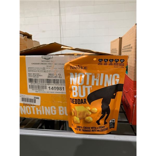 CASE LOT Ivanhoe Nothing But Cheddar 12 x 60g