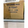 Image 2 : CASE LOT Uline Reclosable Bags S-12247 2 1/2" x 3" 1000 Count