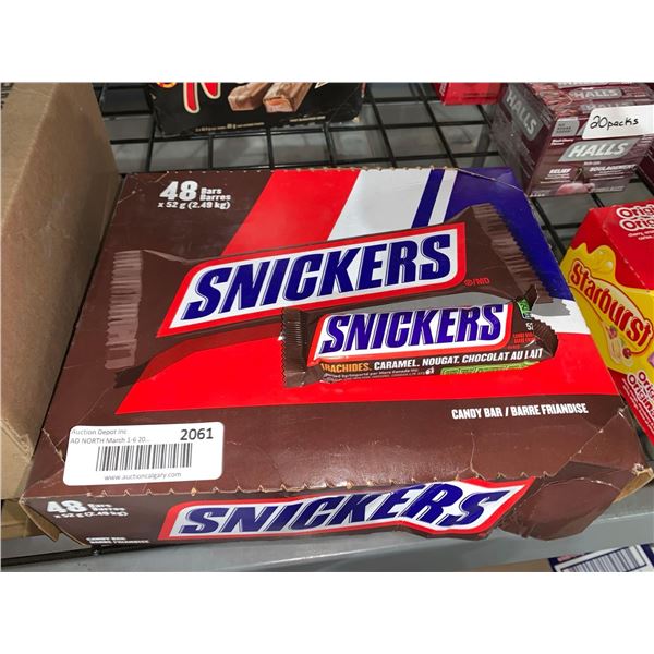 CASE LOT Snickers Candy Bar 48 x 52g