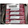 Image 2 : CASE LOT Halls NO Sugar Added Black Cherry Lozenges 20 Packs