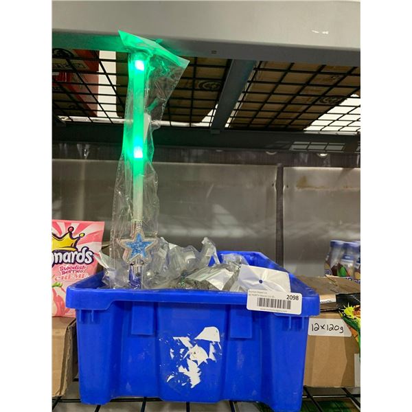 CASE LOT Light Up Multi Color Star Wands