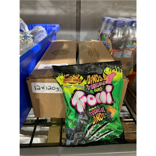 CASE LOT Sour Tropical Dinos 12 x 120g