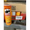 Image 2 : CASE LOT Pringles Cheddar Chips 14 Cans x 156g