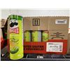 Image 1 : CASE LOT Pringles Dill Pickle Chips 14 Cans x 156g