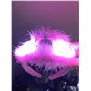 Image 2 : CASE LOT Light Up Pink Feather Tiaras