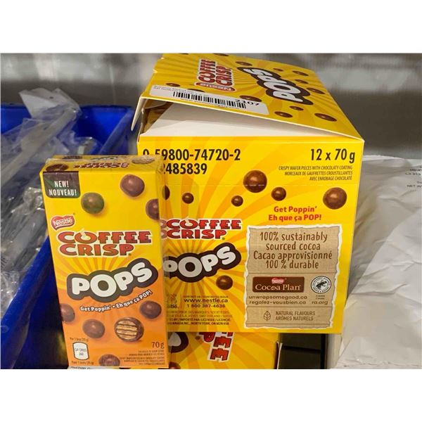 CASE LOT Coffee Crisp POPS Chocolate 12 x 70g