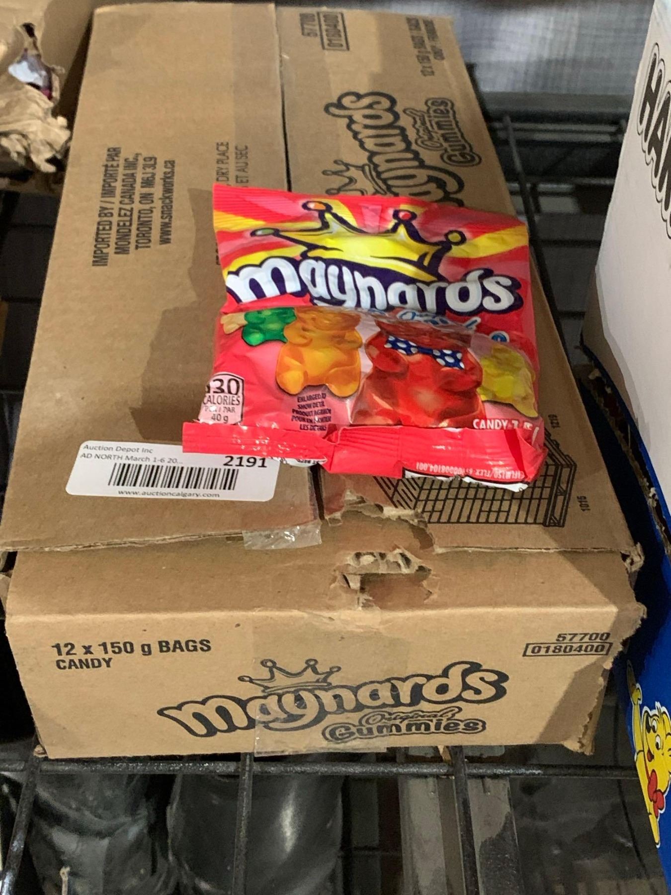 CASE LOT Maynards Original Gummies Candy 12 x 150g