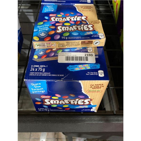CASE LOT Smarties 24 x 75g