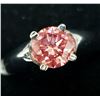 Image 5 : 14K White Gold Lab Grown Diamond (1.03Ct,Vs1,Fancy Pink) Ring (~Size 6.5) (~weight 1.03g), Made in C