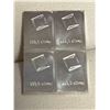 Image 2 : Valcambi Suisse .999 Pure Silver 1g Wafer bars - Combi Lot of 4
