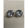 Image 1 : Set of Brilliant Cut 1.5 Carat Round Solitaire Stud Earrings Set