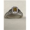 Image 1 : Natural Diamond Oval Cut Canary Yellow .91 Carat Solitaire 14K Gold Ring includes appraisal certific
