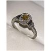 Image 2 : Natural Diamond Oval Cut Canary Yellow .91 Carat Solitaire 14K Gold Ring includes appraisal certific