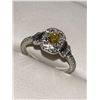 Image 3 : Natural Diamond Oval Cut Canary Yellow .91 Carat Solitaire 14K Gold Ring includes appraisal certific