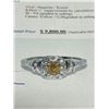 Image 5 : Natural Diamond Oval Cut Canary Yellow .91 Carat Solitaire 14K Gold Ring includes appraisal certific