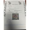 Image 4 : Natural Amethyst Emerald Cut5.77 Carat Solitaire Cluster Ring includes appraisal certificate valued 