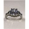 Image 1 : Ladies 1.0 Carat Round Brilliant Cut Solitaire Tiffany Style Bezel Band engagement Ring