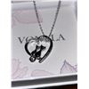 Image 2 : Vonala "I love you forever" Cat Heart pendant & chai Set with Gift Box