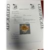 Image 3 : Natural Citrine Oval cut 8.07 Carat Solitaire Cluster Top Ladies Ring includes appraisal certificate