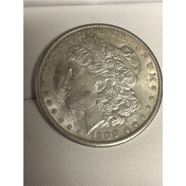 USA Morgan Vintage 1909 Silver One Dollar Coin