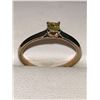 Image 1 : Natural Diamond Solitaire Round cut .25 Carat 14K Gold Ring includes appraisal certificate valued $3