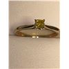 Image 2 : Natural Diamond Solitaire Round cut .25 Carat 14K Gold Ring includes appraisal certificate valued $3