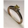 Image 3 : Natural Diamond Solitaire Round cut .25 Carat 14K Gold Ring includes appraisal certificate valued $3