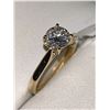 Image 3 : Ladies 14K Gold 1.0 carat Round Brilliant Cut moissanite Solitaire Ring with Appraisal $1750.00