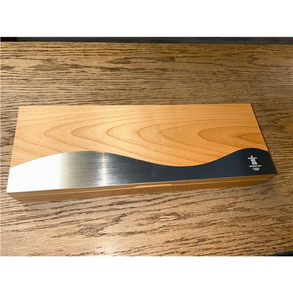 ESTATE ITEM: Limited-edition Torch replica from the Vancouver 2010 Winter Games, made by Birks. Incl