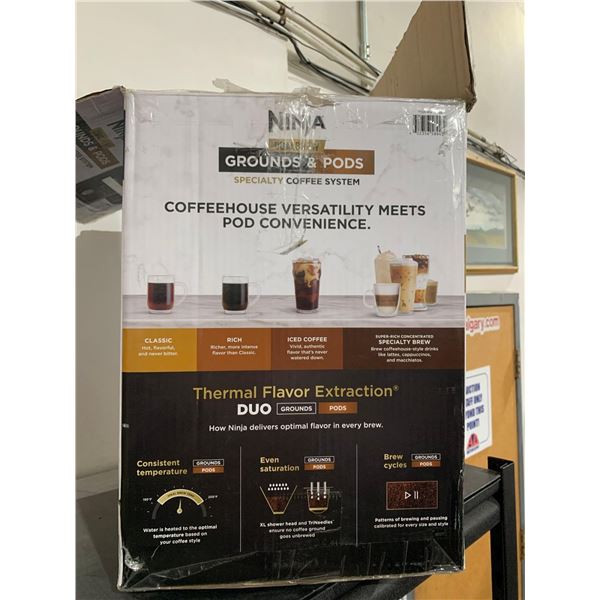 Ninja Grounds & Pods Specialty Coffee System