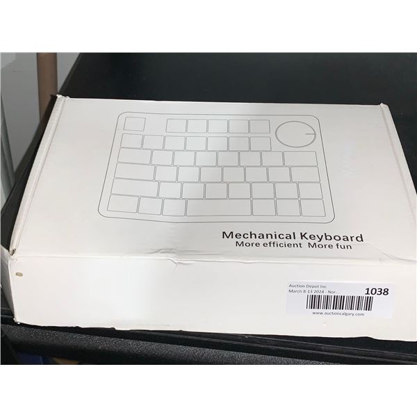 Koolertron One Handed Mechanical Gaming Keyboard with 24 Macro Keys, 45-key Fully Programmable Mini 